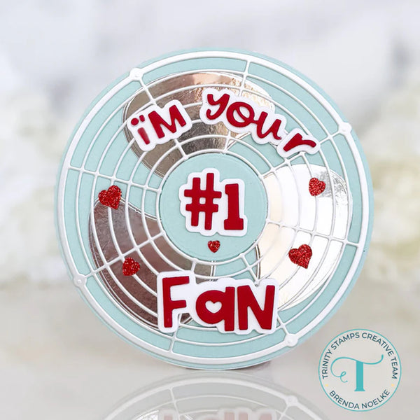 Circular decorative item with 'I'm your