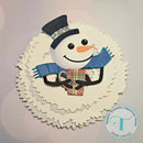 Trinity Stamps Circle Card Add-On Die Set - Snowman Parts