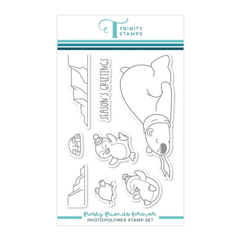 Trinity Stamps Clear Stamp Set - Frosty Friends Forever