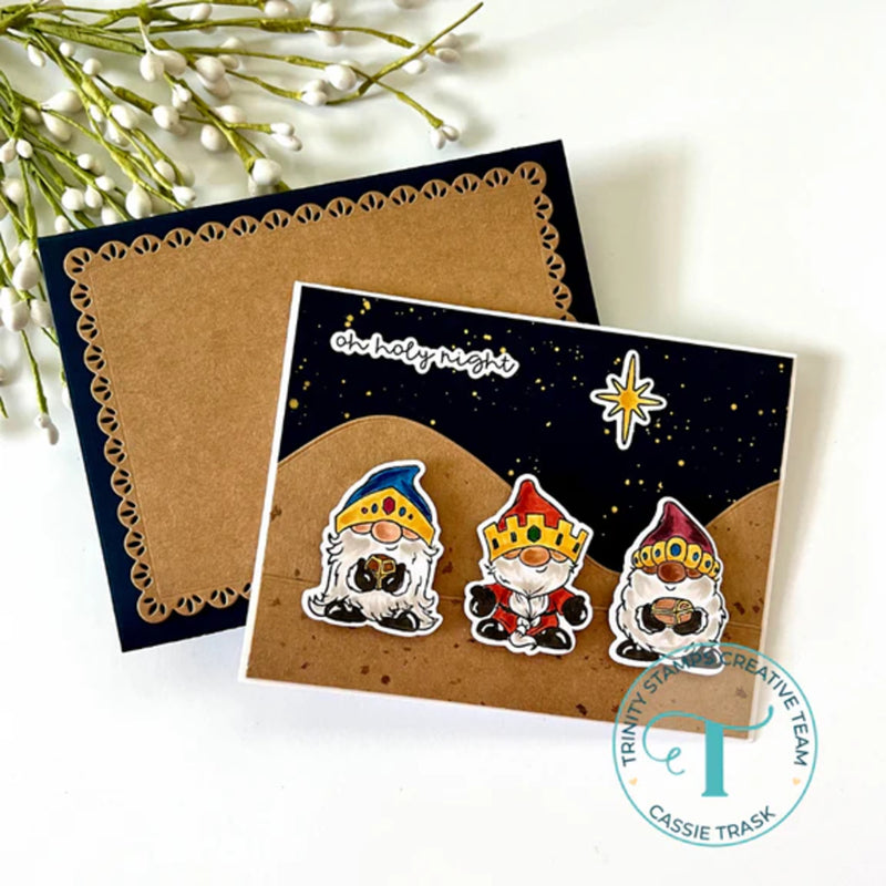 Trinity Stamps Clear Stamp Set - Gnometivity