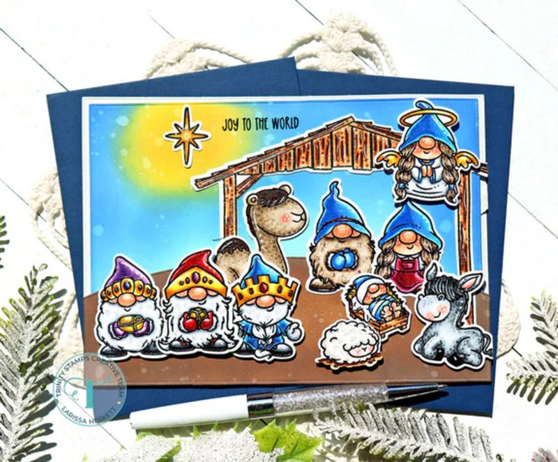 Trinity Stamps Clear Stamp Set - Gnometivity