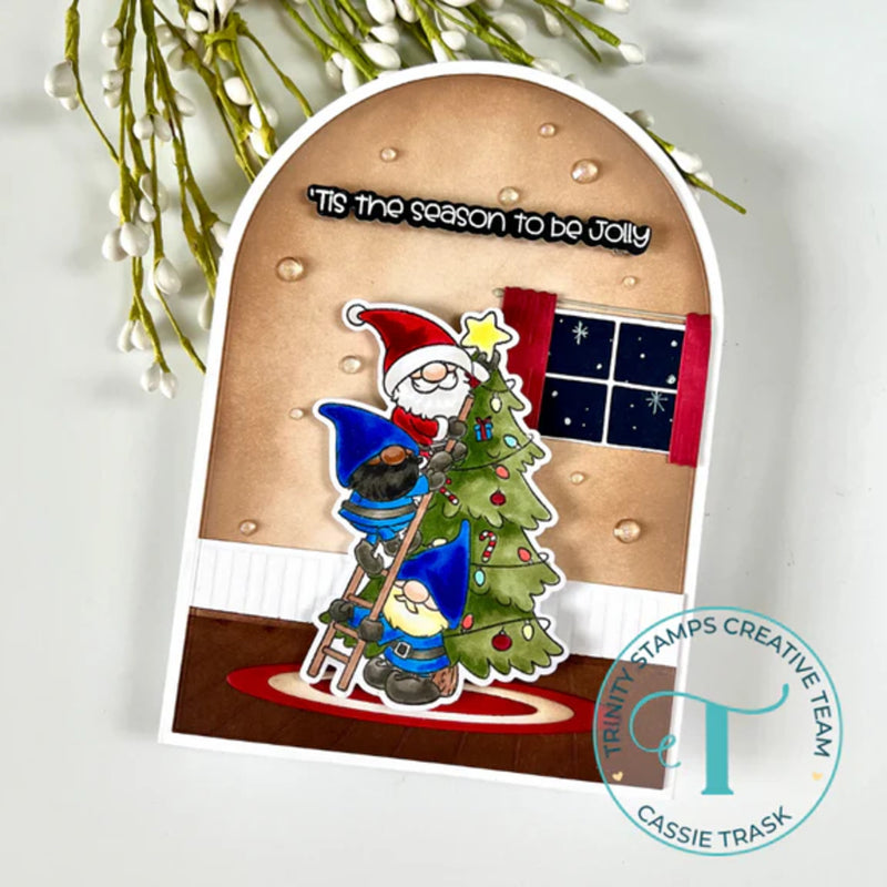 Trinity Stamps Clear Stamp Set - Holiday Gnome Stacks