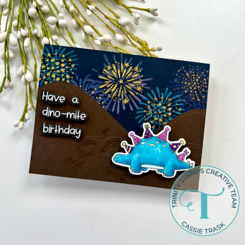 Trinity Stamps Clear Stamp Set - Partysaurus