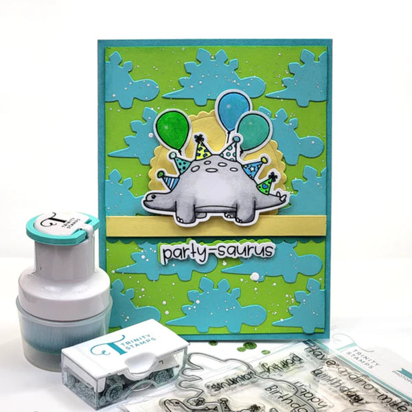 Trinity Stamps Clear Stamp Set - Partysaurus