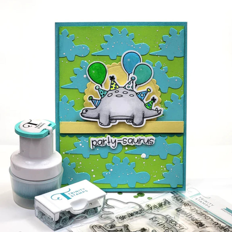 Trinity Stamps Clear Stamp Set - Partysaurus