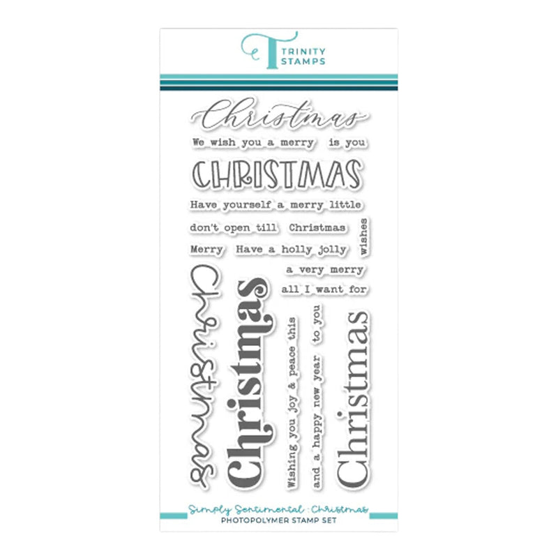 Trinity Stamps Clear Stamp Set - Simply Sentimental Christmas