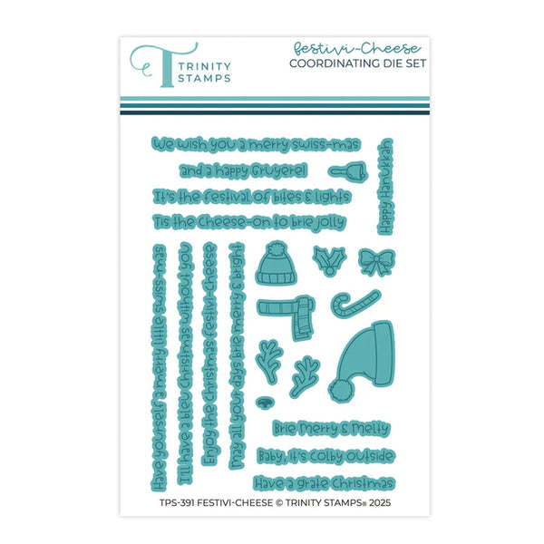 Trinity Stamps Coordinating Die Set - Festivi-Cheese