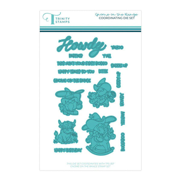 Trinity Stamps Coordinating Die Set - Gnome On The Range