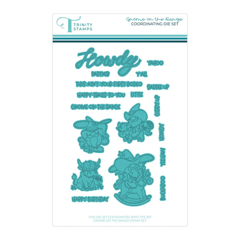 Trinity Stamps Coordinating Die Set - Gnome On The Range