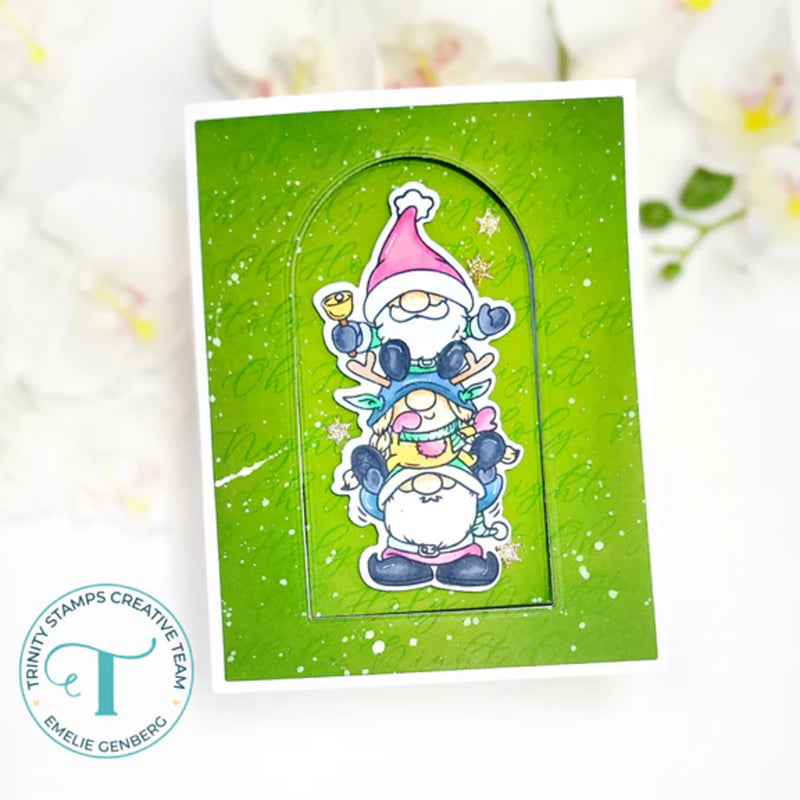 Trinity Stamps Coordinating Die Set - Holiday Gnome Stacks
