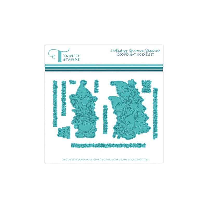 Trinity Stamps Coordinating Die Set - Holiday Gnome Stacks