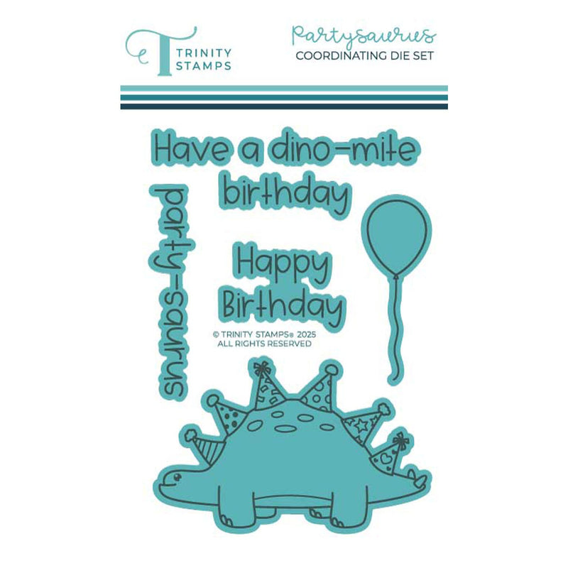 Trinity Stamps Coordinating Die Set - Partysaurus