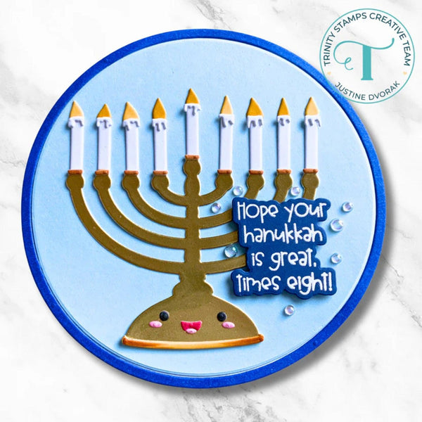 Trinity Stamps Die Set - Little Menorah