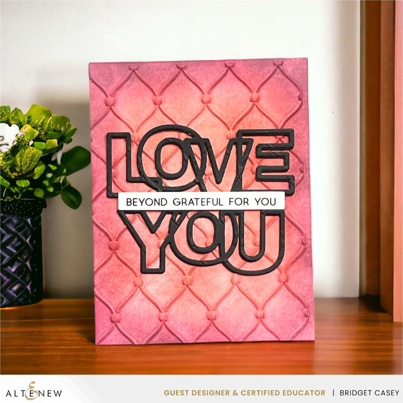 Altenew Tufted Elegance 3D Embossing Folder