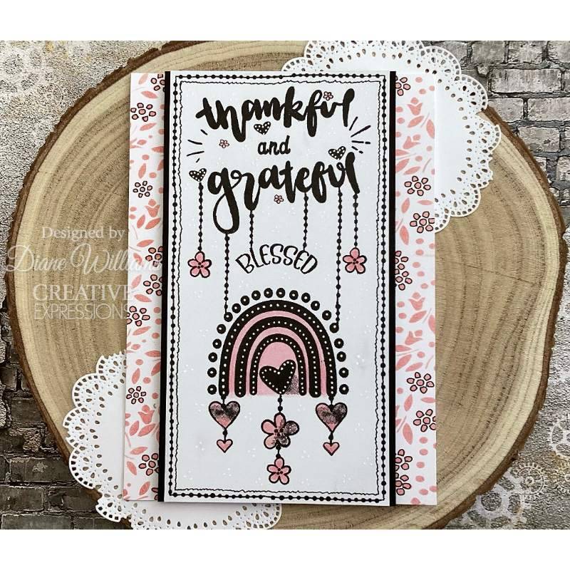 Creative Expressions Designer Boutique Clear Stamp 6"x 4" - Thankful*