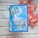 Creative Expressions Designer Boutique Clear Stamp 6"x 4" - Enough*