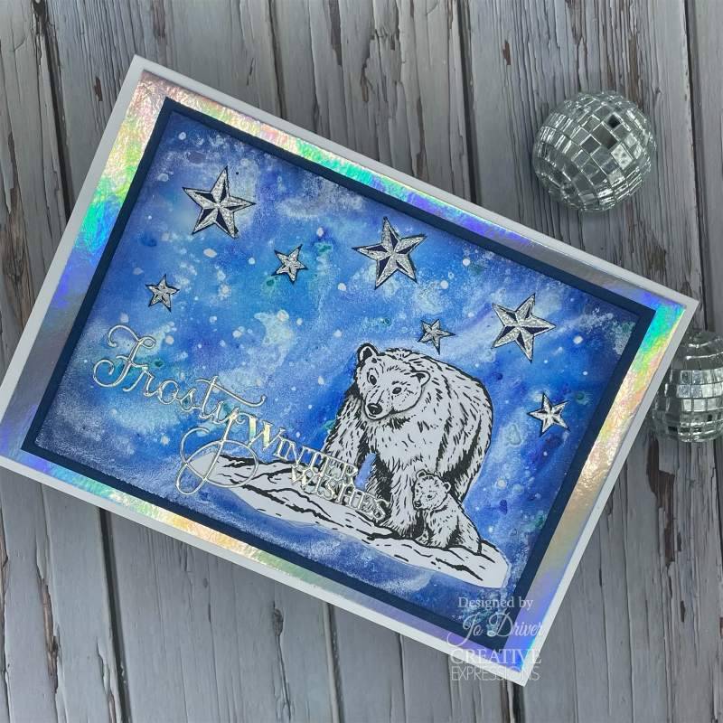 Creative Expressions Designer Boutique Clear Stamp 4"x 6" - Polar Night*