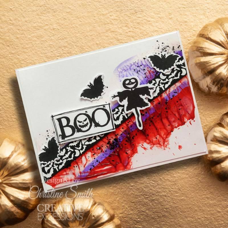 Creative Expressions Designer Boutique Clear Stamp 4"x 8" - Spooky Borders*