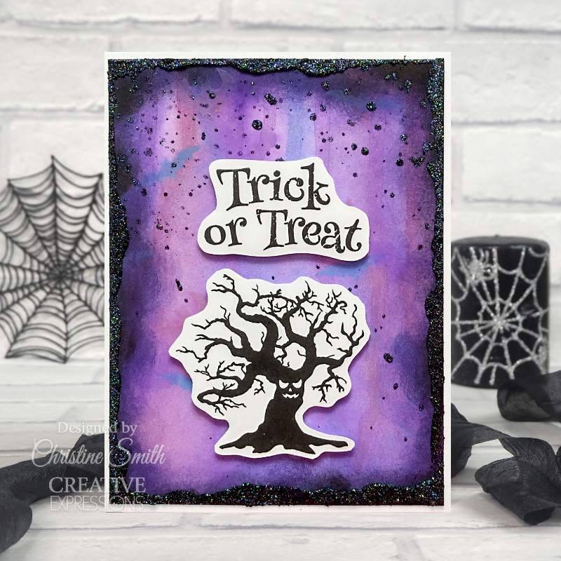 Creative Expressions Designer Boutique Clear Stamp 4"x 8" - Trick or Treat*