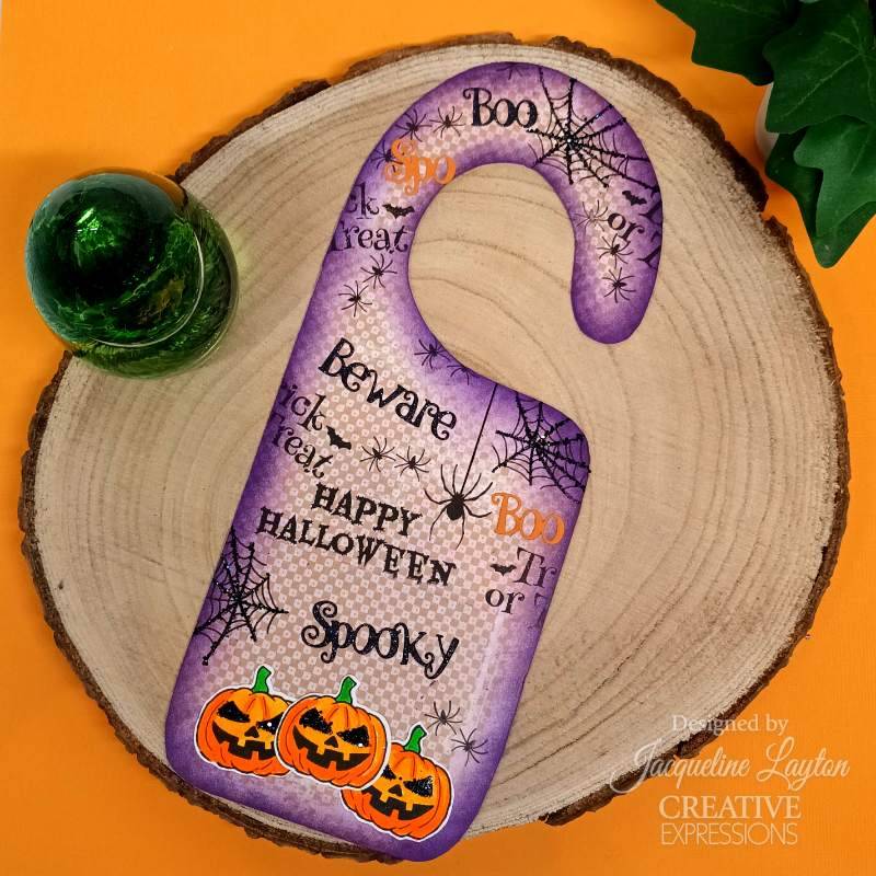 Creative Expressions Designer Boutique Clear Stamp 4"x 8" - Ghostly Greetings*