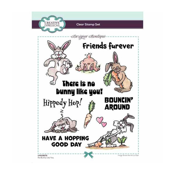 Creative Expressions Designer Boutique Clear Stamp 6"x 8" - No Bunny Like You*