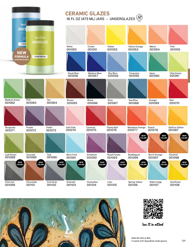 Speedball Underglaze 59ml - Turqoise