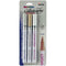 Uchida DecoColor Calligraphy Opaque Paint Marker Set 3/Pkg 2mm - Gold, Silver & White