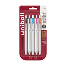 Uni One Ink Gel Pens 5/Pkg Micro 0.5mm - Assorted Colours