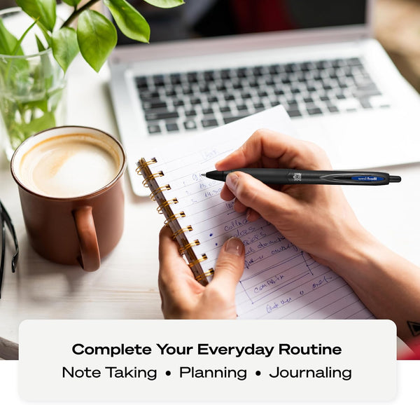 Uni-ball 207+ Super Ink Gel Pens 2/Pkg Micro 0.5mm - Black