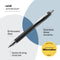 Uni-ball Jetstream RT Ballpoint Pens 3/Pkg Fine 0.7mm - Black