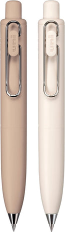 Uni One P. Ink Gel Pens 2/Pkg Micro 0.5mm - Coffee & Yogurt Barrels - Black Ink