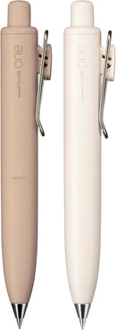 Uni One P. Ink Gel Pens 2/Pkg Micro 0.5mm - Coffee & Yogurt Barrels - Black Ink