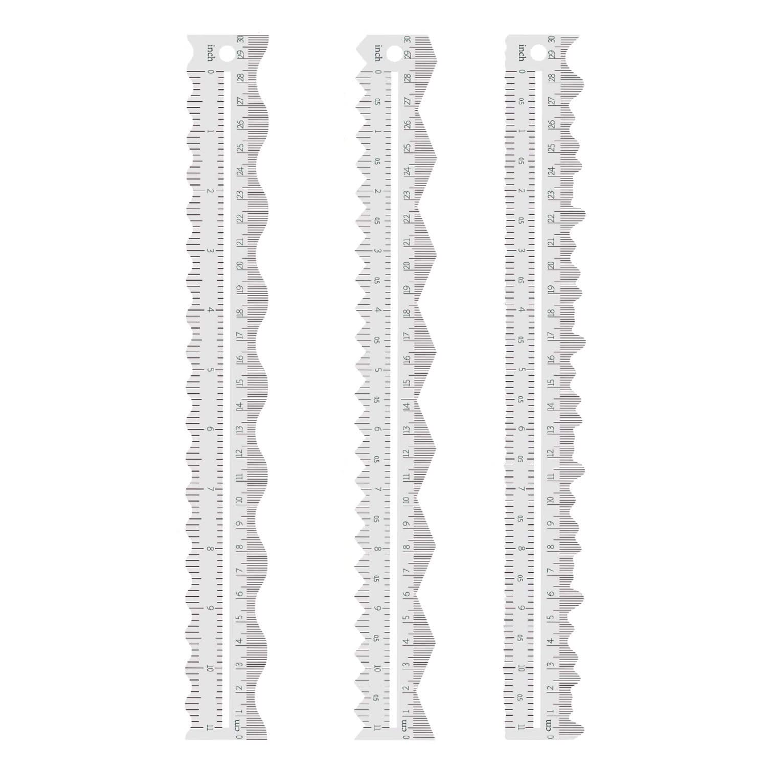 Universal Crafts Deckle Edge Rulers 3/Pkg – CraftOnline