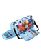 Universal Crafts Knitting & Crocheting Storage Bag #5 - Blue Hexagons