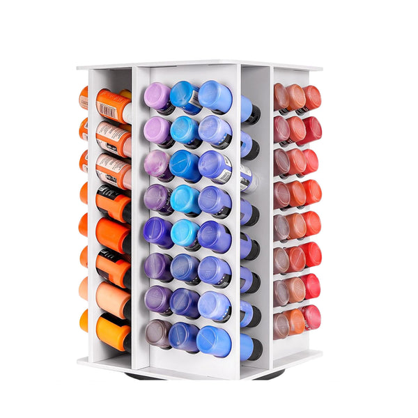 Universal Crafts 360° Rotating Paint Storage Tower - 96 Paint Holder