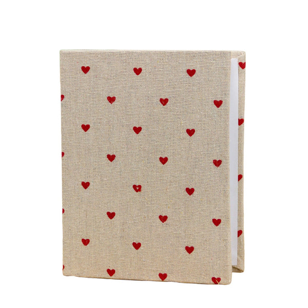 Universal Crafts Photo Album 4"x6" - Red Hearts
