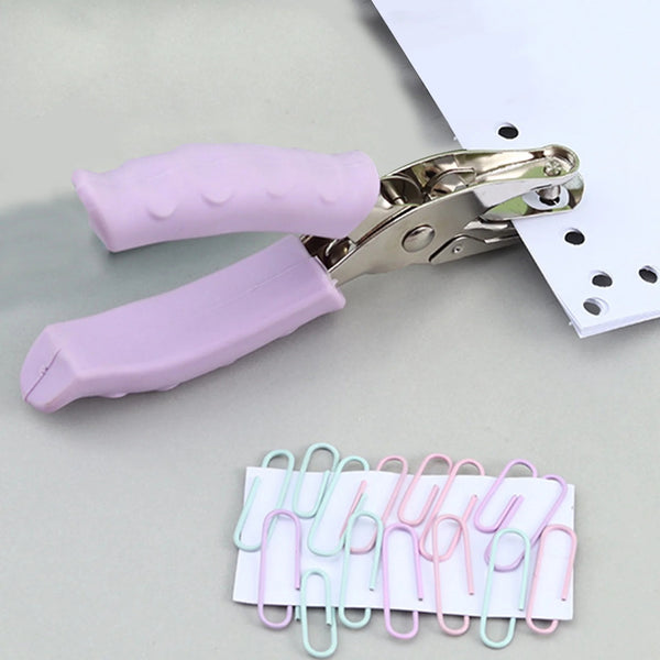 Universal Crafts Soft Grip Craft Punch - 6mm Circle - Lilac