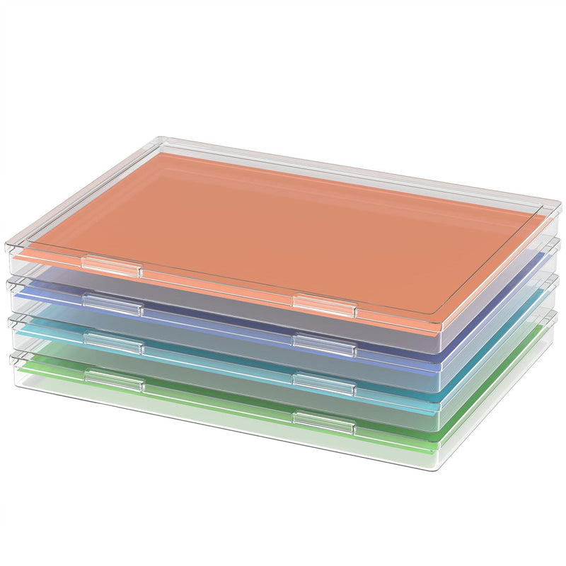Universal Crafts Stackable A4 Paper Storage Organiser 4 Pack