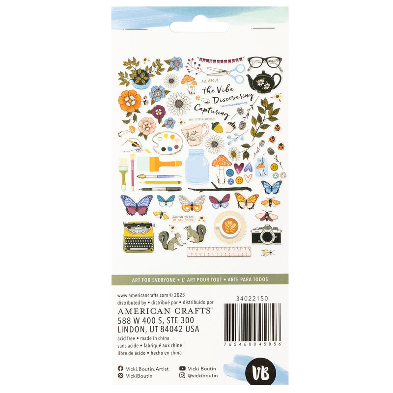 Vicki Boutin Discover + Create Ephemera Cardstock Die-Cuts - Icons