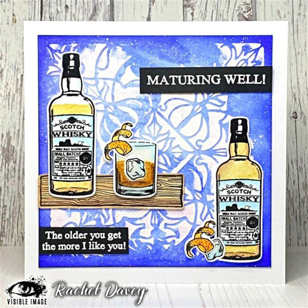 Visible Image A6 Stamp Set - Splash of Whisky