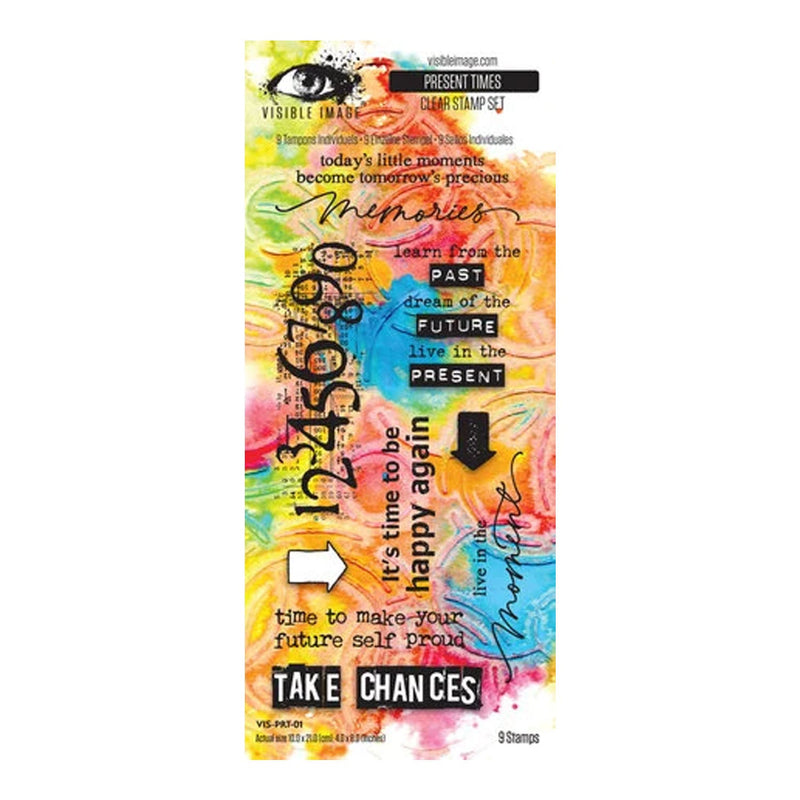 Visible Image Tomorrow's Memories Stamp Set 4"x8" - Present Times