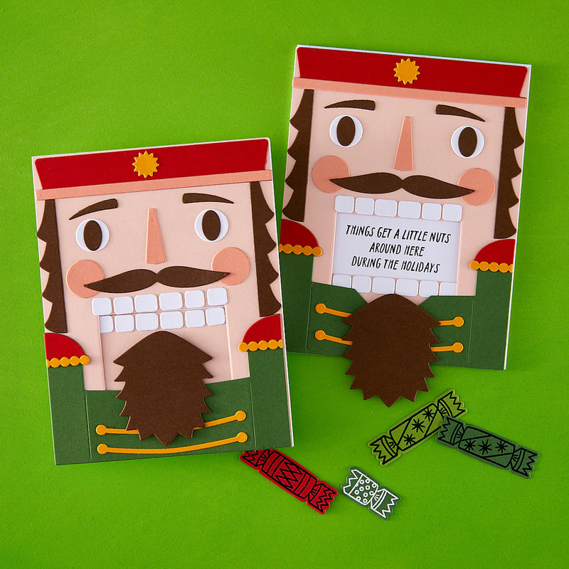 Hero Arts Crackin’ Christmas Die Set - Big Mouth Nutcracker (Etched)
