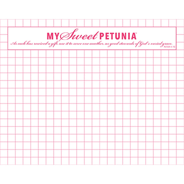 My Sweet Petunia Grid Paper Pad 6" x 4.75"