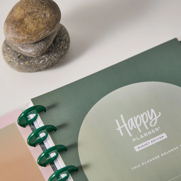 Happy Planner 12-Month Undated Classic Disc Bound Planner Glowing Goals