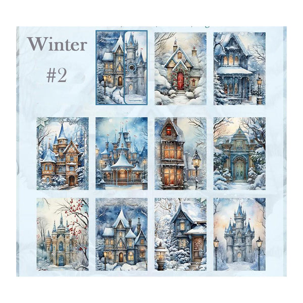 Poppy Crafts Winter Theme Scrap Paper Kit -