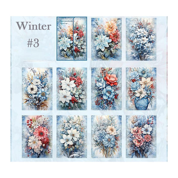 Poppy Crafts Winter Theme Scrap Paper Kit -