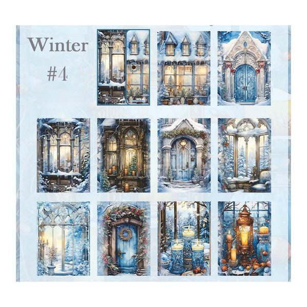 Poppy Crafts Winter Theme Scrap Paper Kit -