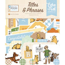 Echo Park Ephemera Titles & Phrases, Winnie The Pooh Baby
