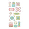 We R Memory Keepers Layered Chipboard - Cotton Tail Tags