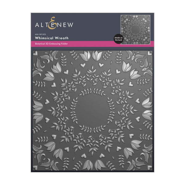 Altenew Whimsical Wreath Botanical 3D Embossing Folder*